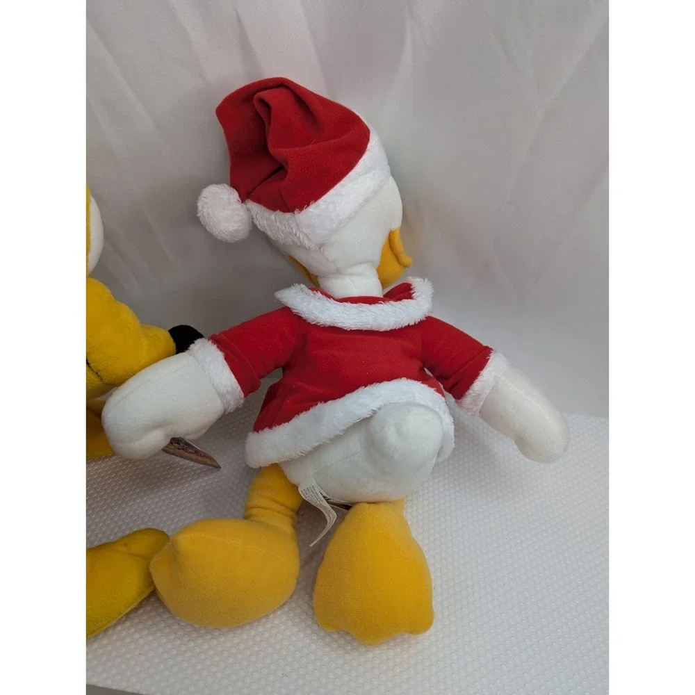 Disney Sega Christmas Plush Donald Duck Pluto Lot Series 1 Stuffed‎ Animal Toy